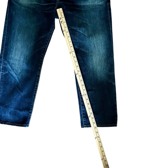 AG-ED Adriano Goldschmied Dark Blue Straight Jeans 36R - Picture 10 of 10